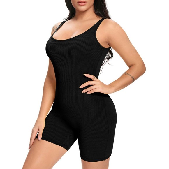 WOMEN'S Sexy Bodycon Summer Romper One Piece Short Jumpsuit Small NWT - Picture 3 of 4